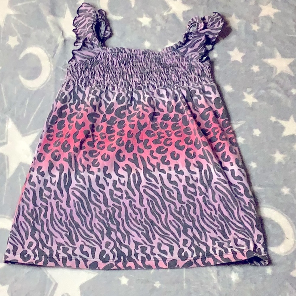 A colorful leopard print shirt